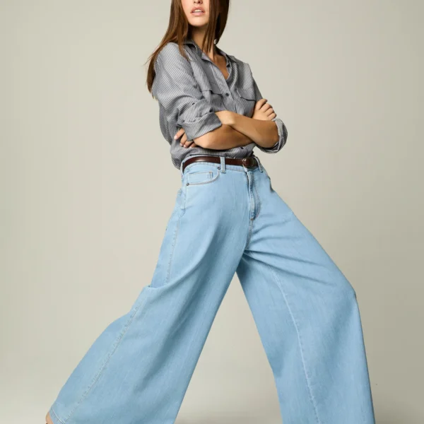 Alfred High Rise Super Wide Leg Jeans