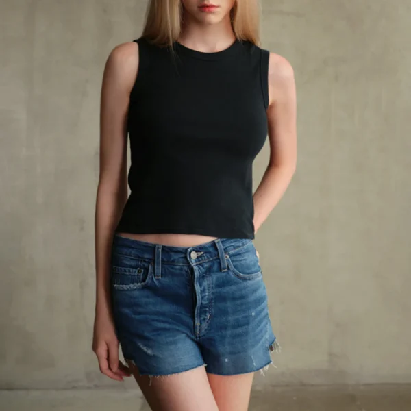 Cai Cut-off Short With Gusset