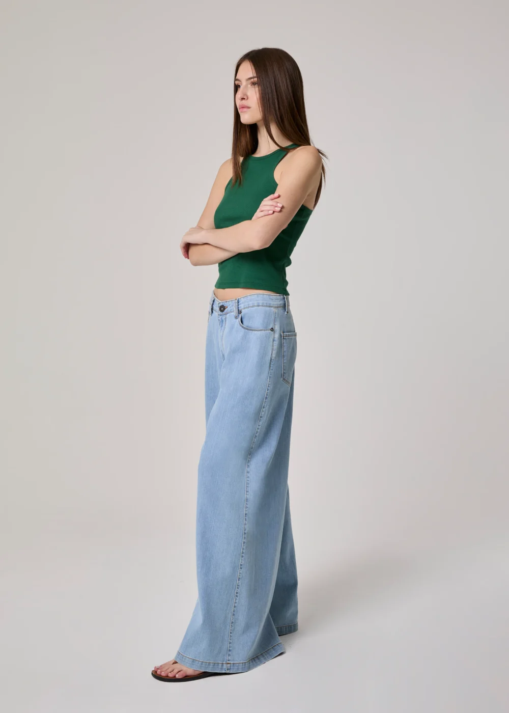 Alfred High Rise Super Wide Leg Jeans - Image 3